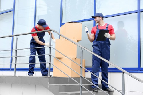 Careful loading and transport during an urgent central London move
