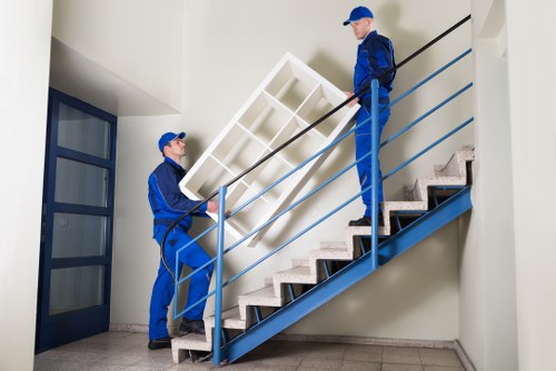 Illustration representing essential cookies for a Paddington removal van website