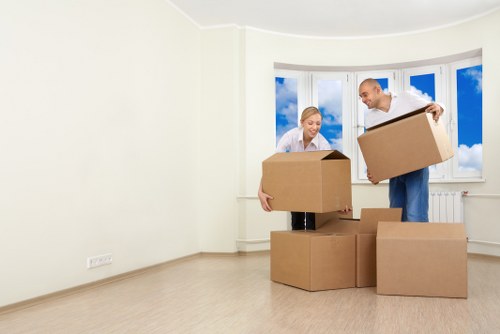 Movers handling furniture near Paddington flats and apartments