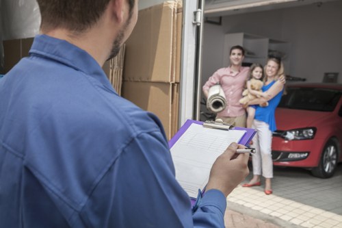 Commercial same day removals for an office in Paddington