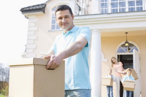 Professional movers handling a flat relocation in Paddington