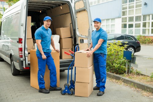 User managing cookie preferences for Paddington removal van services